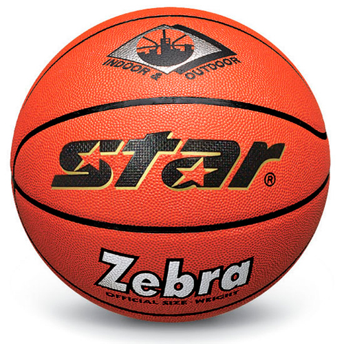Мяч баскетбольный Star Super Zebra  BB437