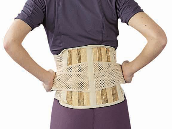 Фиксатор поясницы "люкс" (27,95СМ) I-ming Deluxe Lumbar Support. 6 stays  EB510